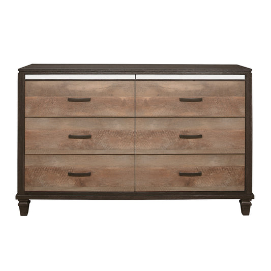 Commode 6 Tiroirs Danridge | Brun | 5-8151