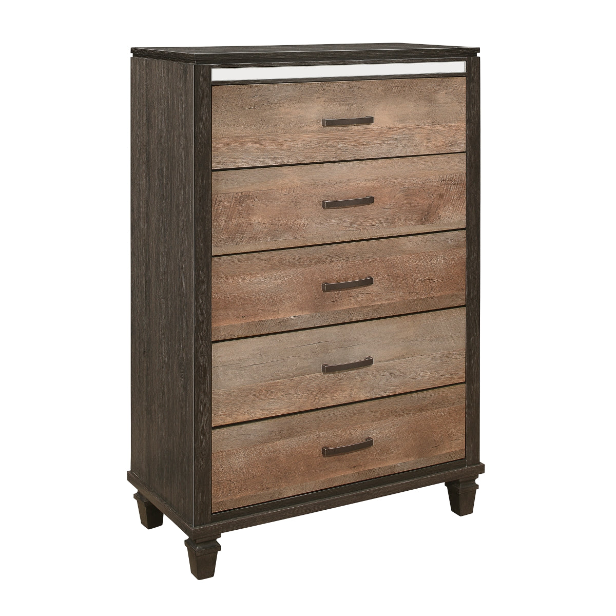 Commode 5 Tiroirs Danridge | Marron Espresso | 9-8151