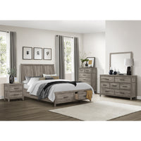 Lit Queen Complet Bainbridge | Gris Vieilli | 1-6251