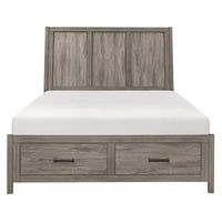 Lit Queen Complet Bainbridge | Gris Vieilli | 1-6251