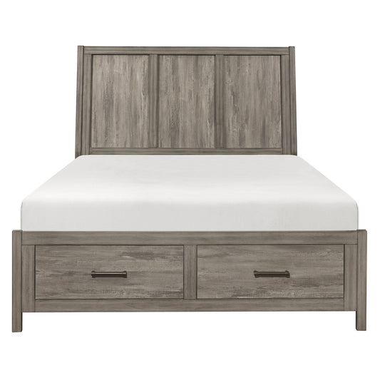 Lit Queen Complet Bainbridge | Gris Vieilli | 1-6251
