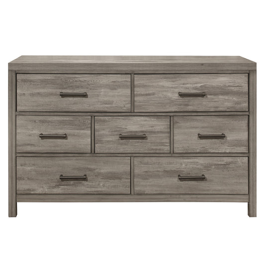 Commode 7 Tiroirs Bainbridge | Gris Rustique | 5-6251