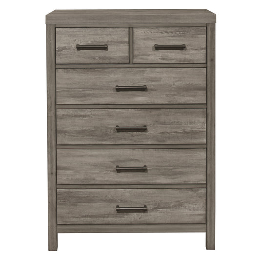 Commode 6 Tiroirs Bainbridge | Gris Vieilli | 9-6251