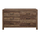 Commode 6 Tiroirs Corbin | Brun Vieilli | 5-4351