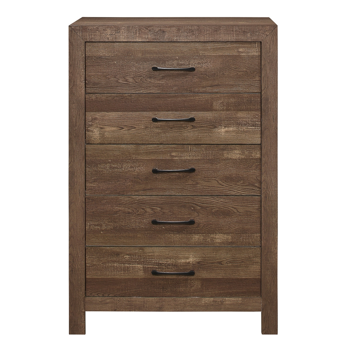 Commode 5 Tiroirs Corbin | Brun Vieilli | 9-4351