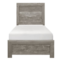 Lit Simple Complet Corbin | Gris | 1-T4351