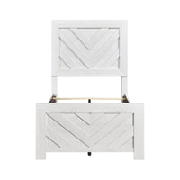 Lit Simple Complet Corbin | Blanc | 1-TPW4351