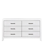 Commode double Ashton blanc