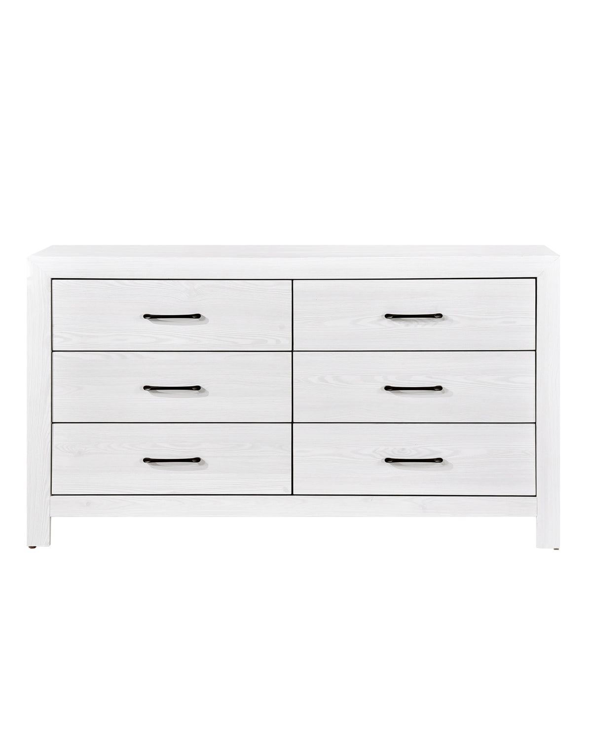 Commode double Ashton blanc