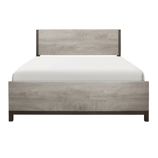Lit King Complet Zephyr | Bois Foncé | K1577E1