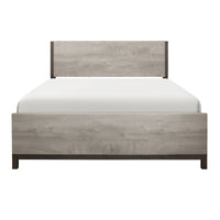 Lit Queen Complet Zephyr | Bois Foncé | Q1577E1