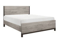 Lit Queen Complet Zephyr | Bois Foncé | Q1577E1