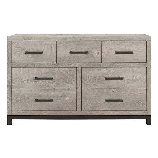 Commode 7 Tiroirs Zephyr | Gris | 5-7751