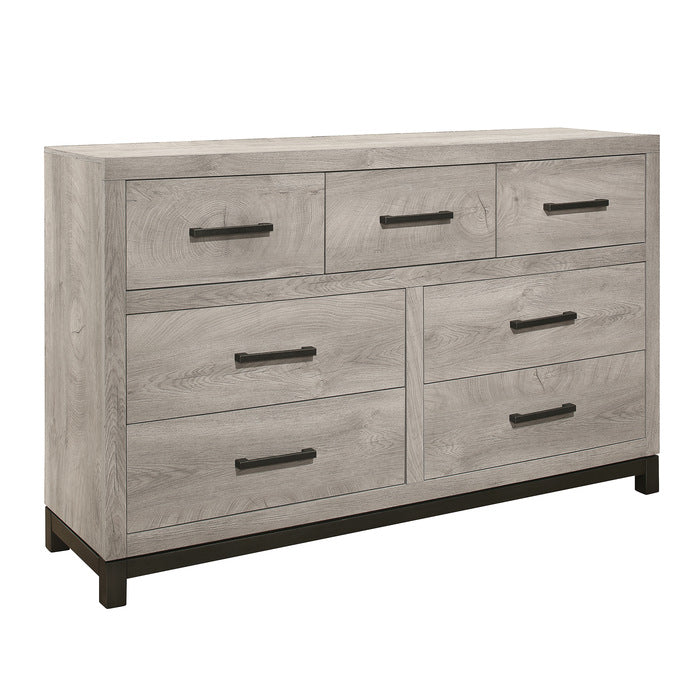Commode double Stella gris