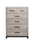 Commode haute Stella gris