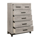 Commode haute Stella gris