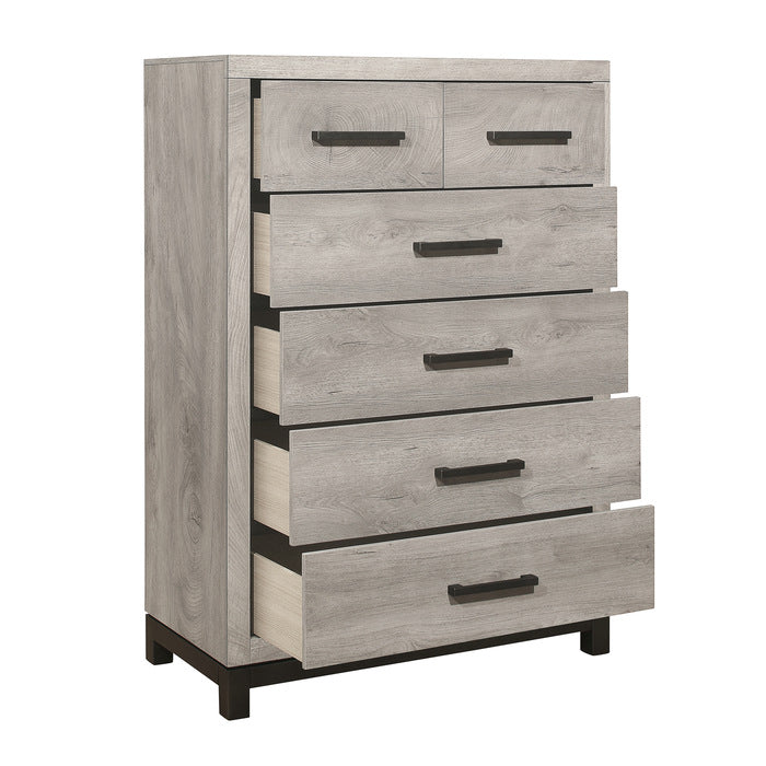 Commode haute Stella gris