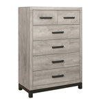 Commode haute Stella gris