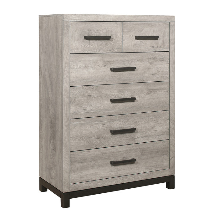 Commode haute Stella gris