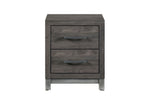 Table de chevet Stella gris foncé
