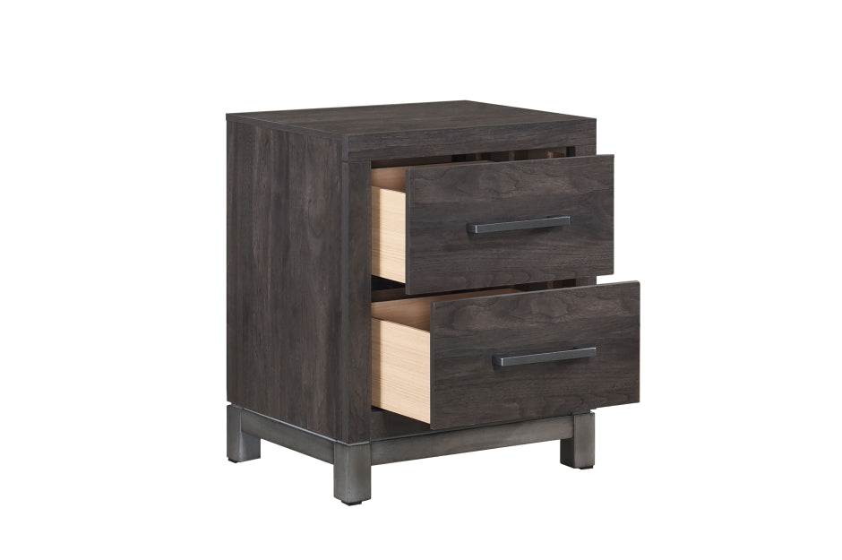 Table de chevet Stella gris foncé