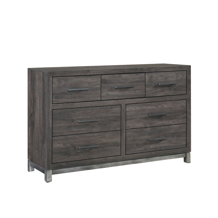 Commode double Stella gris foncé