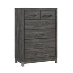 Commode haute Stella gris foncé
