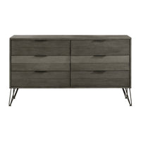 Commode 6 Tiroirs Urbanite | Gris | 5-4061