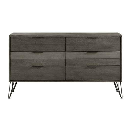 Commode 6 Tiroirs Urbanite | Gris | 5-4061