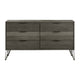 Commode 6 Tiroirs Urbanite | Gris | 5-4061