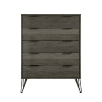 Commode 5 Tiroirs Urbanite | Gris | 9-4061