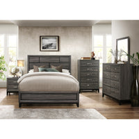 Lit Queen Complet Davi | Bois Mélaminé | Q1645E1