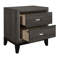 Table de Chevet Collection Davi | Gris Foncé | 4-5461