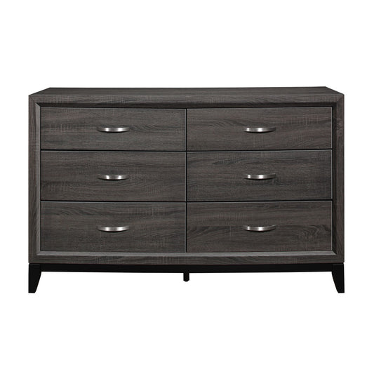 Commode 6 Tiroirs Davi | Bois Clair | 5-5461