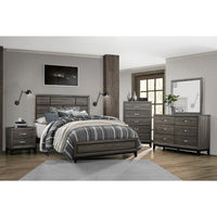 Lit Queen Complet Davi | Bois Mélaminé | Q1645E1