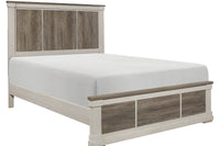 Lit Queen Complet Arcadia | Bois Imprimé Gris | 1-1677