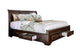 Lit King Complet Milton | Marron Cerise | K1071
