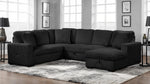 Sofa sectionnel Tadoussac noir
