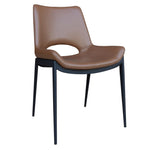 Chaise Pontiac selle / noir (Worldwide Icona 202-067SD_BK) – Meubles TOCO