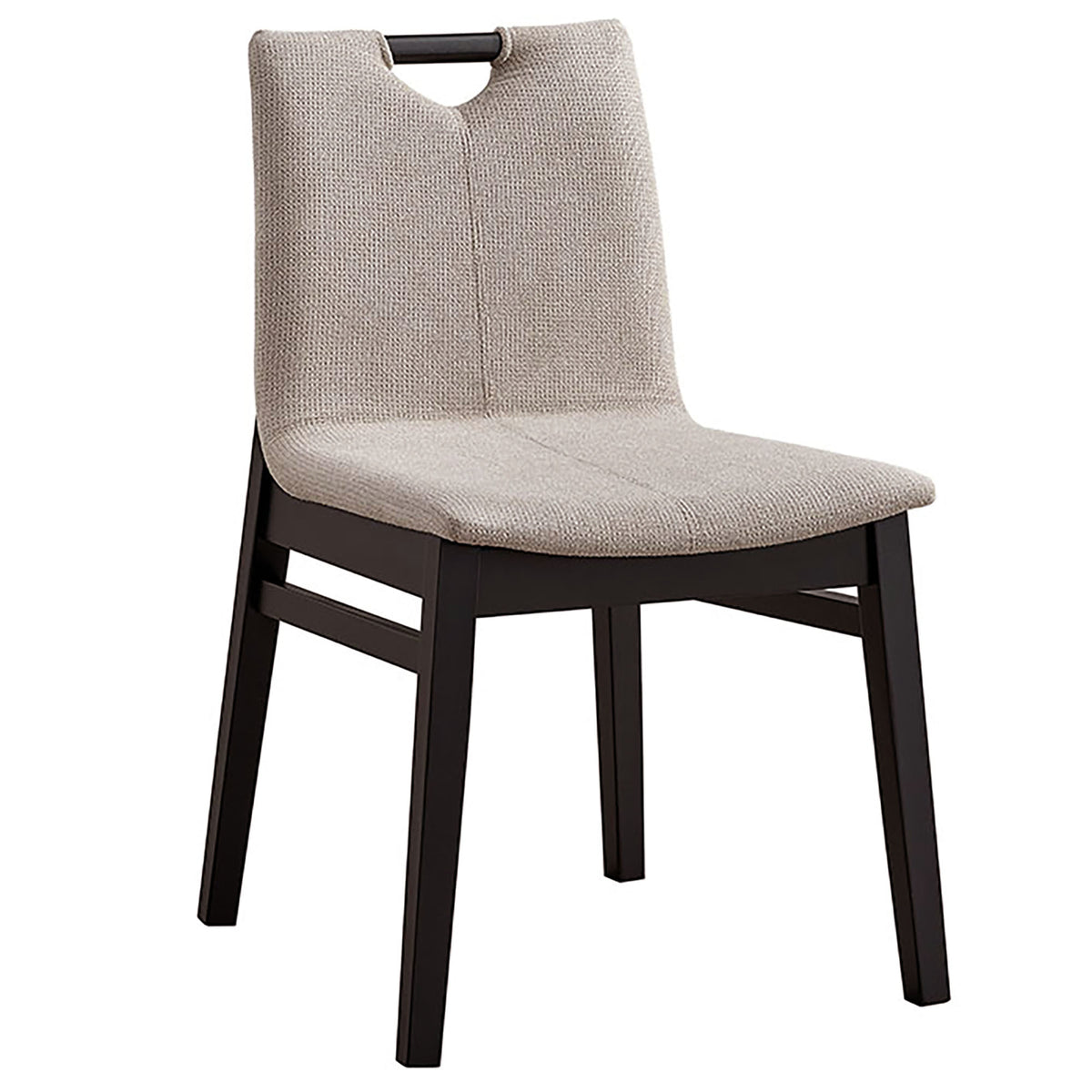 Chaise Bécancour beige / noir (Worldwide Argyle 202-105BLK) – Meubles TOCO