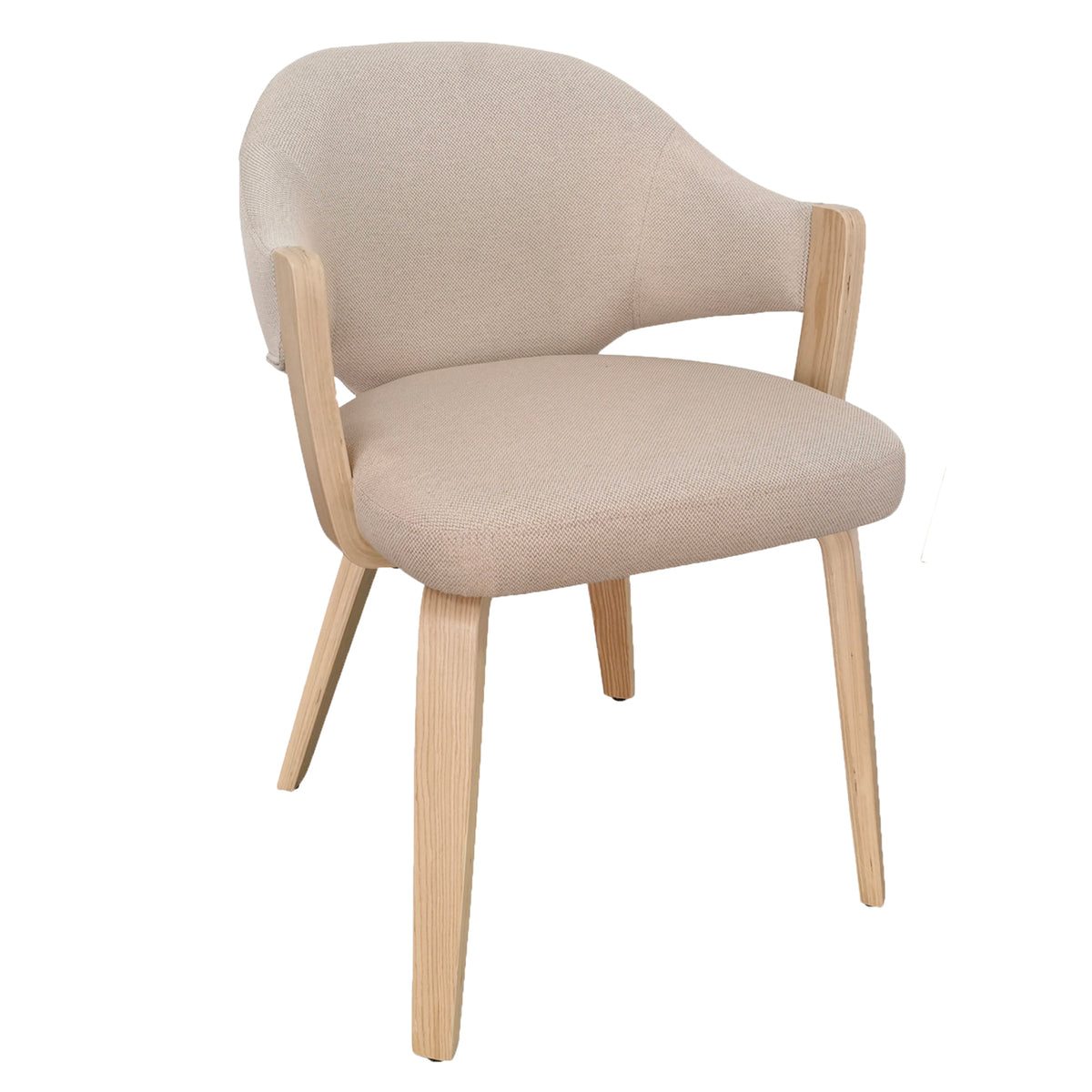Chaise Iberville toffee / naturel (Worldwide Freya 202-146TOF_NAT) – Meubles TOCO