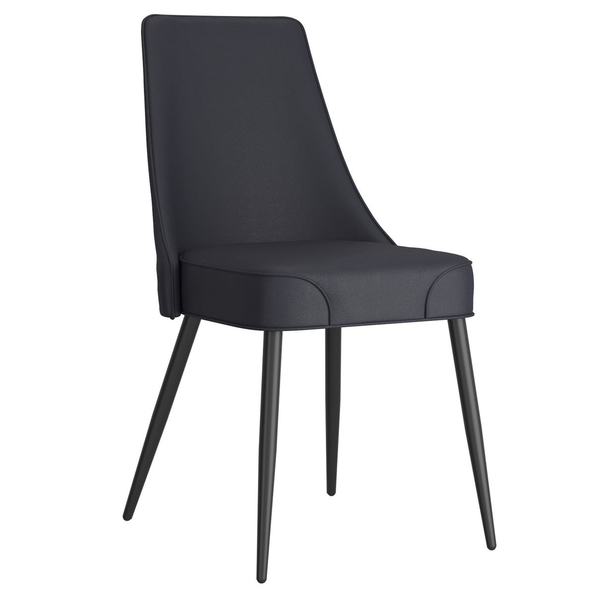 Chaise Danville noir / noir (Worldwide Koda 202-158PUBK) – Meubles TOCO