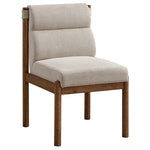 Chaise Chibougamau beige / noyer (Worldwide Sarine 202-231WAL) – Meubles TOCO