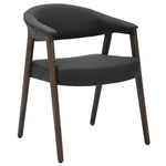 Chaise Senneterre noir / noyer foncé (Worldwide Bexley 202-234BLK) – Meubles TOCO