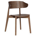 Chaise Lorette noyer (Worldwide Khari 202-256WAL) – Meubles TOCO