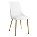 Chaise Huntingdon blanc / or vieilli (Worldwide Antoine 202-573WT) – Meubles TOCO