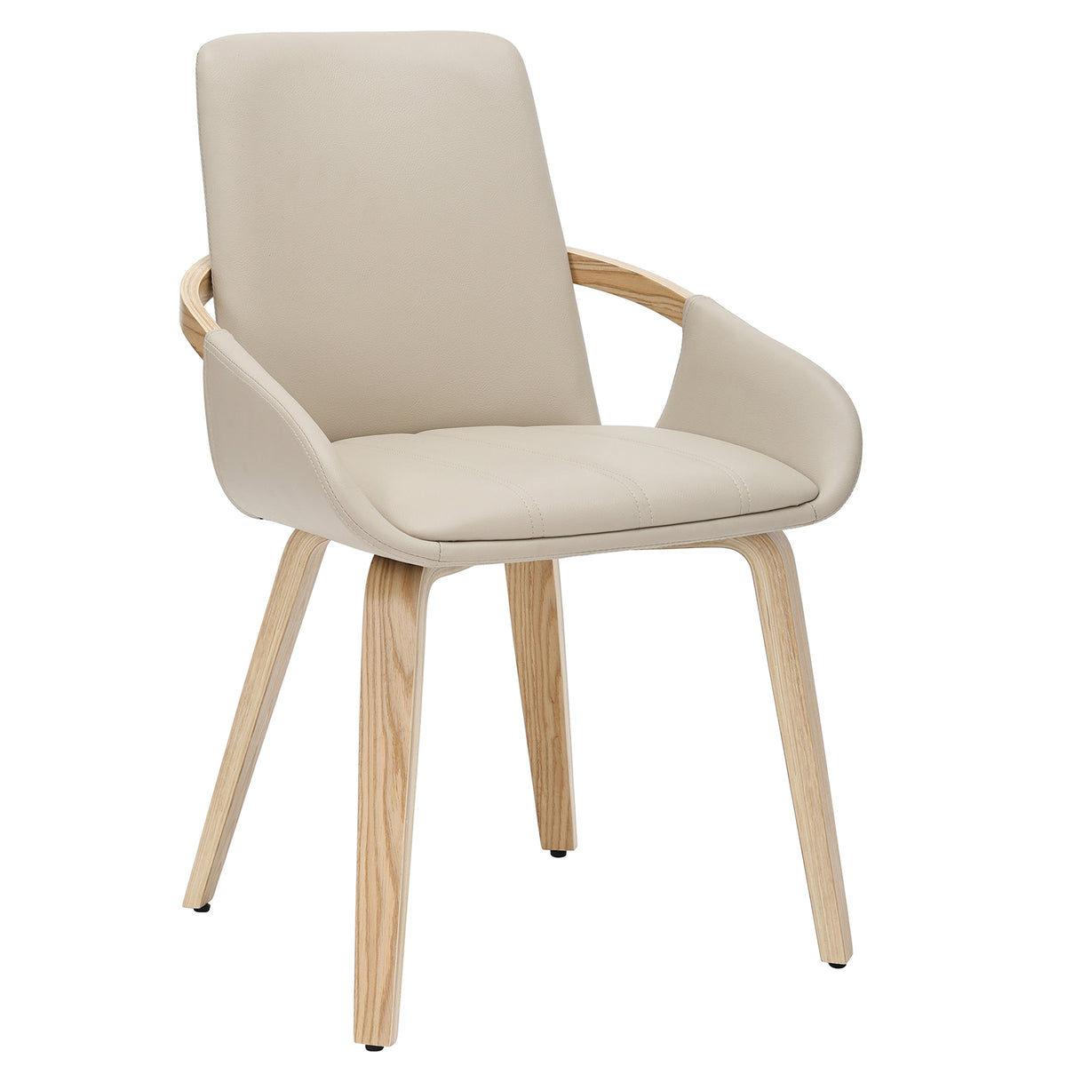 Chaise Shefford sable / naturel (Worldwide Caspian 202-664SND) – Meubles TOCO