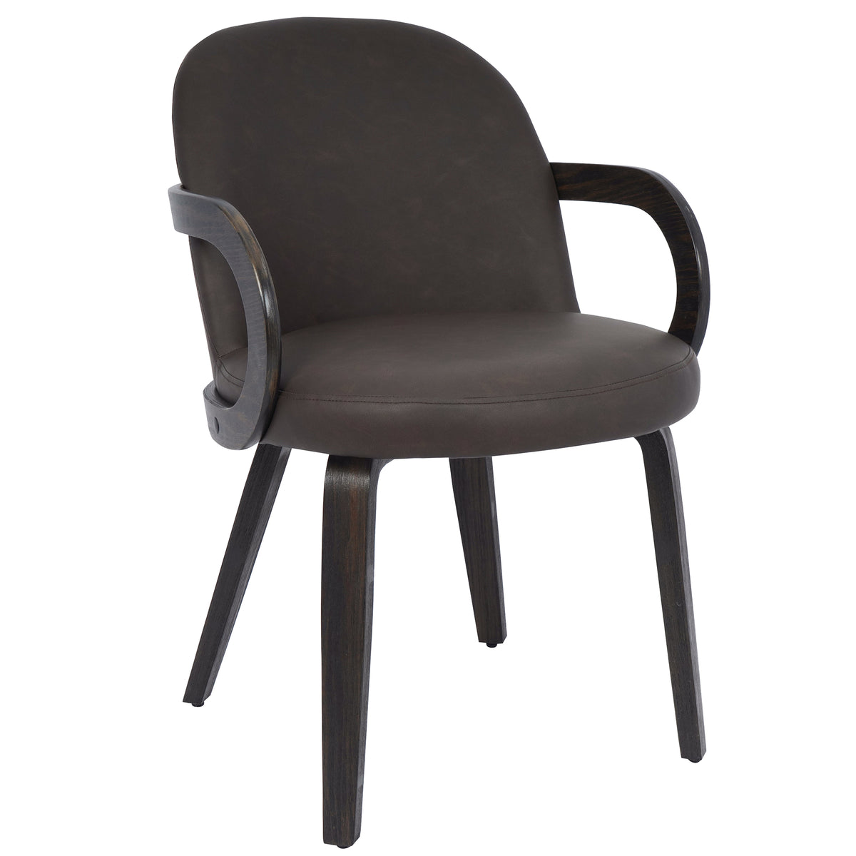Chaise Farnham brun / noyer foncé (Worldwide Celest 202-911BRN) – Meubles TOCO