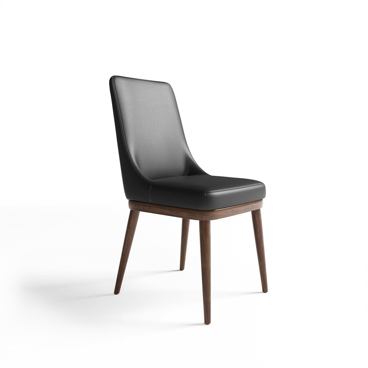 Chaise de salle à manger Westmount en cuir par Meubles TOCO