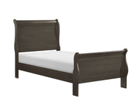 Lit Simple Complet Mayville | Gris Teinté | 1-GST7412